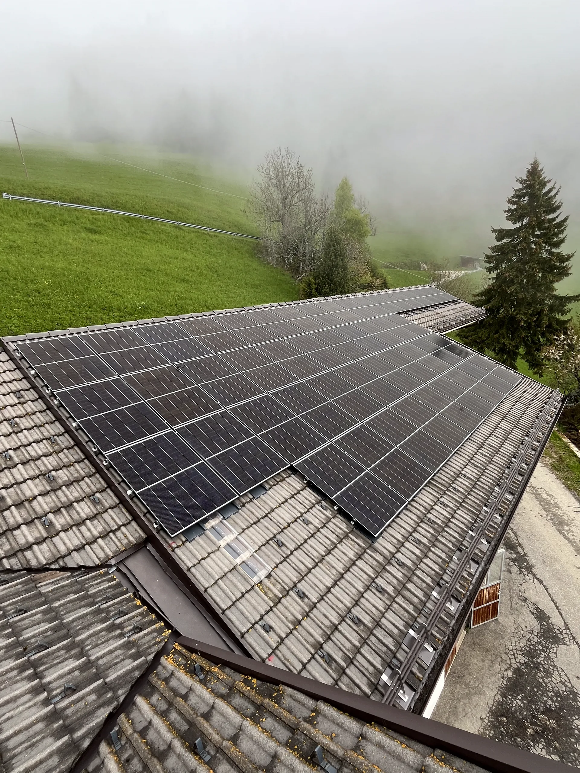 Photovoltaik Projekt mit Modulen