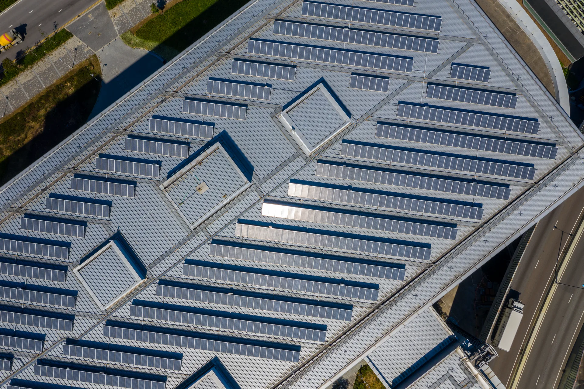 Photovoltaikanlage Detailansicht